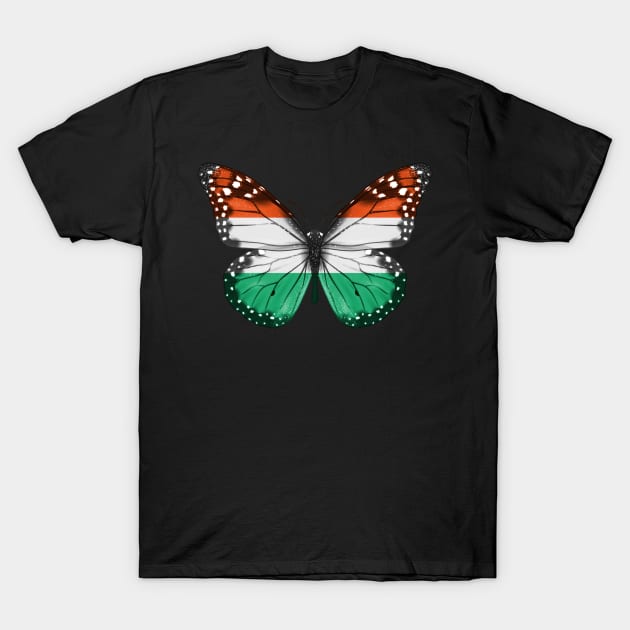 Hungarian Flag  Butterfly - Gift for Hungarian From Hungary T-Shirt by Country Flags